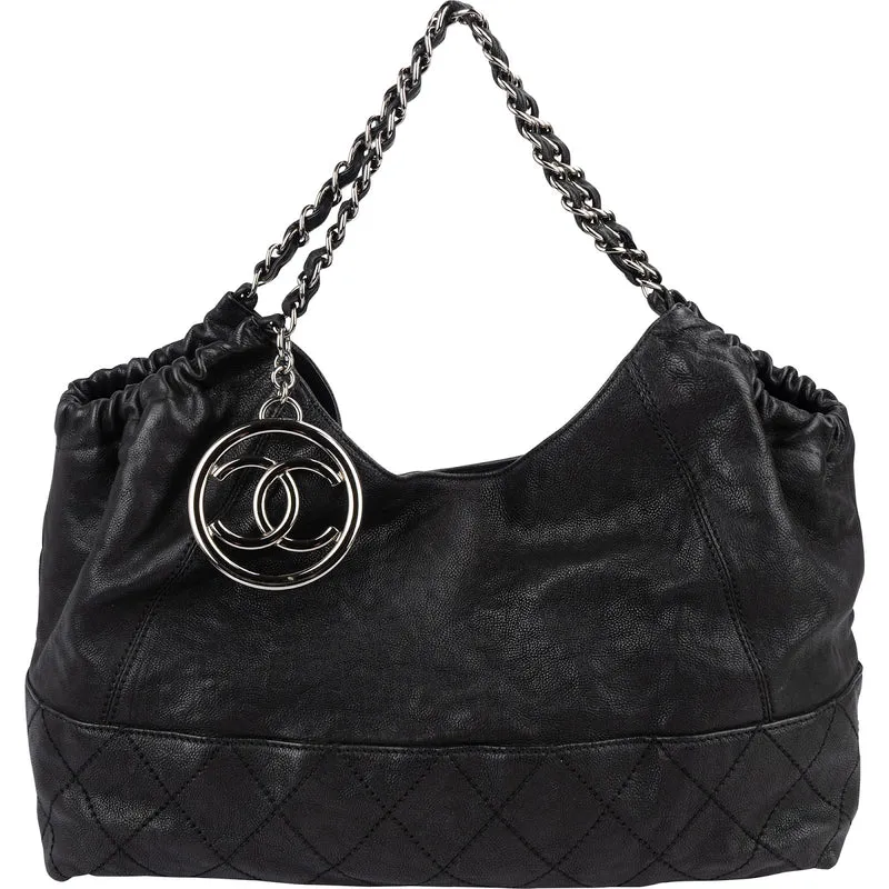 Chanel Calfskin Modern Chain CC Hobo Handbag