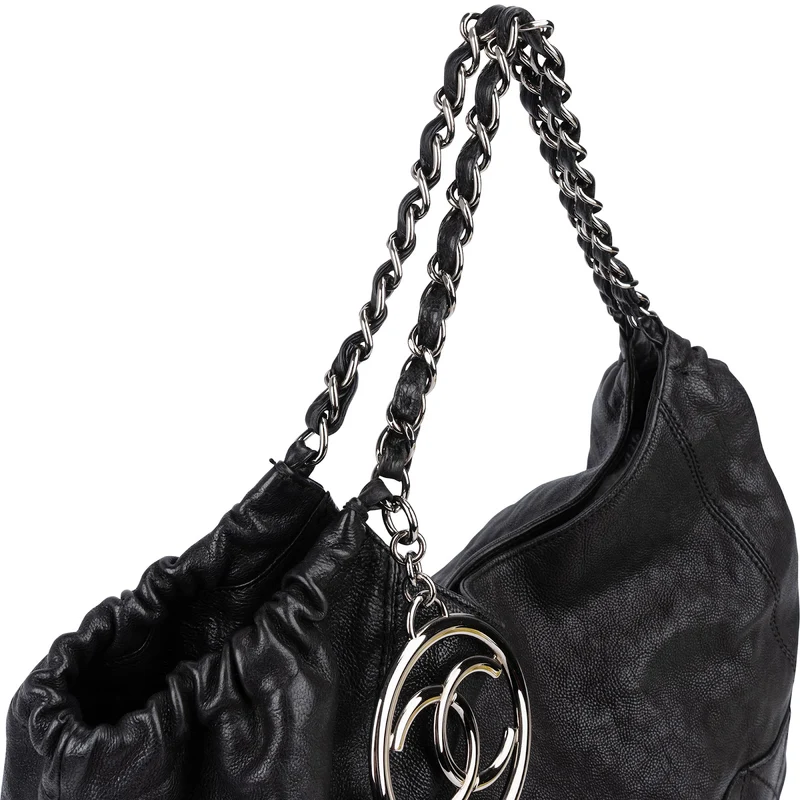 Chanel Calfskin Modern Chain CC Hobo Handbag
