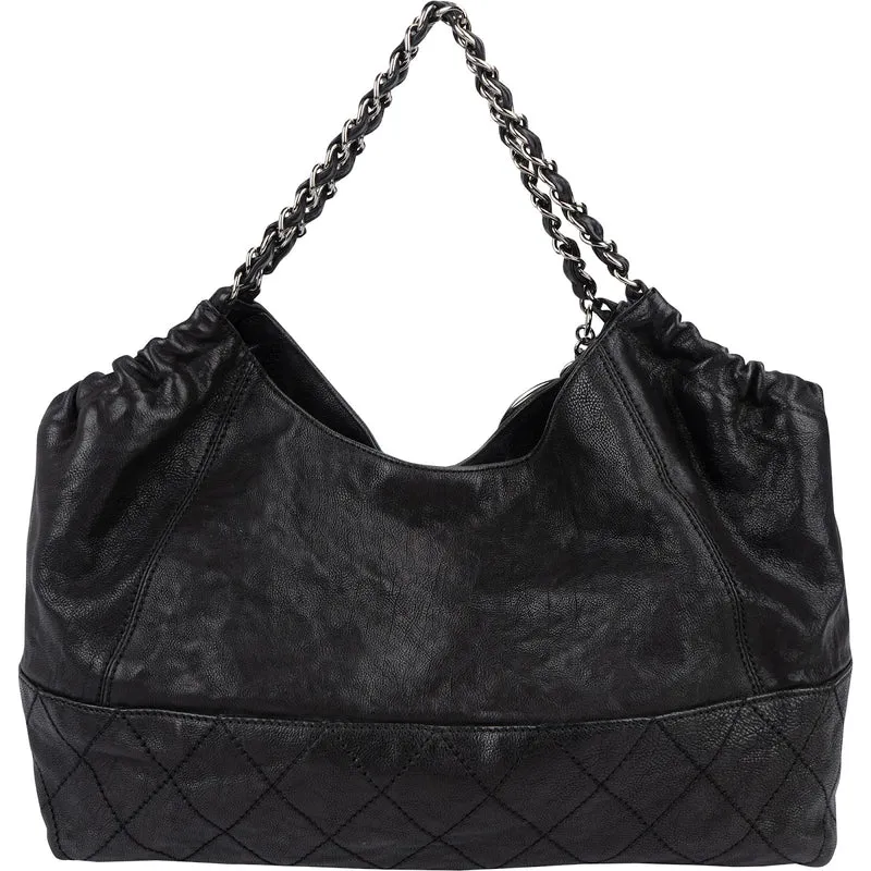 Chanel Calfskin Modern Chain CC Hobo Handbag