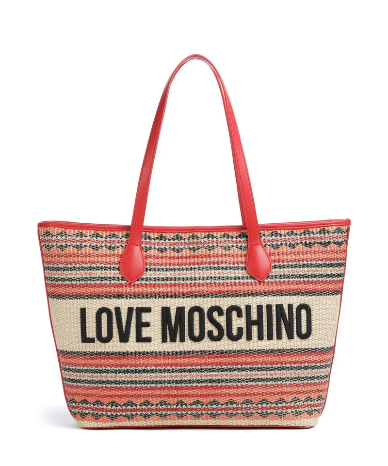 Love Moschino Sunset Stripes Shopper multicolour/red