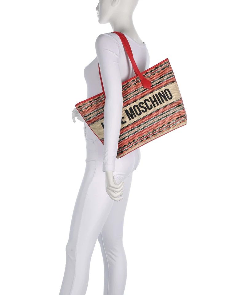 Love Moschino Sunset Stripes Shopper multicolour/red