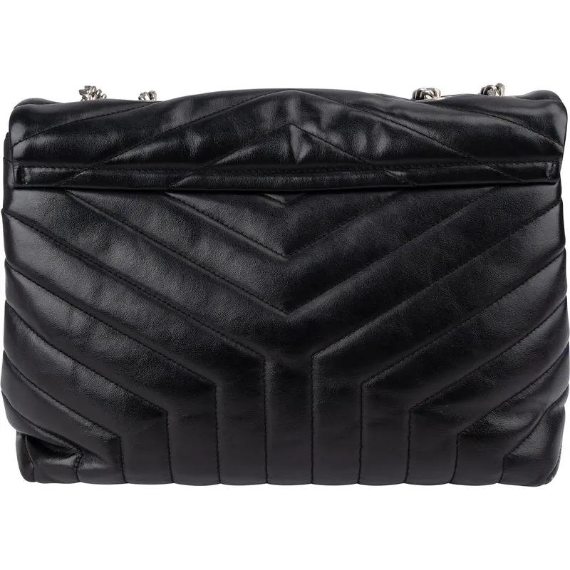 Yves Saint Laurent Quilted Calfskin Loulou Medium Crossbody Bag