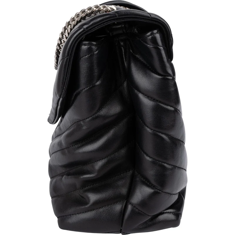 Yves Saint Laurent Quilted Calfskin Loulou Medium Crossbody Bag