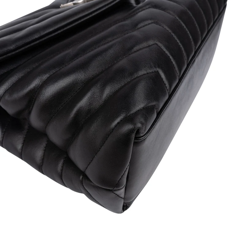 Yves Saint Laurent Quilted Calfskin Loulou Medium Crossbody Bag