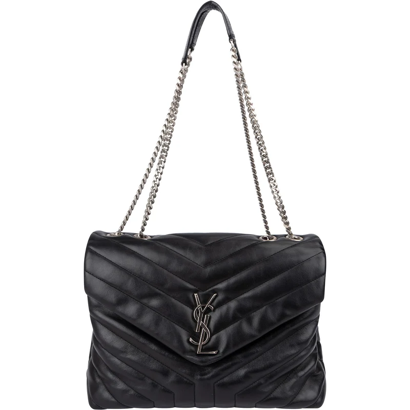 Yves Saint Laurent Quilted Calfskin Loulou Medium Crossbody Bag