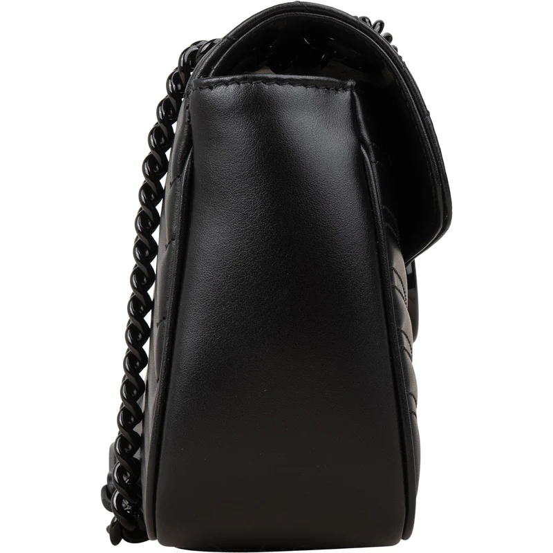 Gucci Matelassé Leather GG Marmont Crossbody Bag