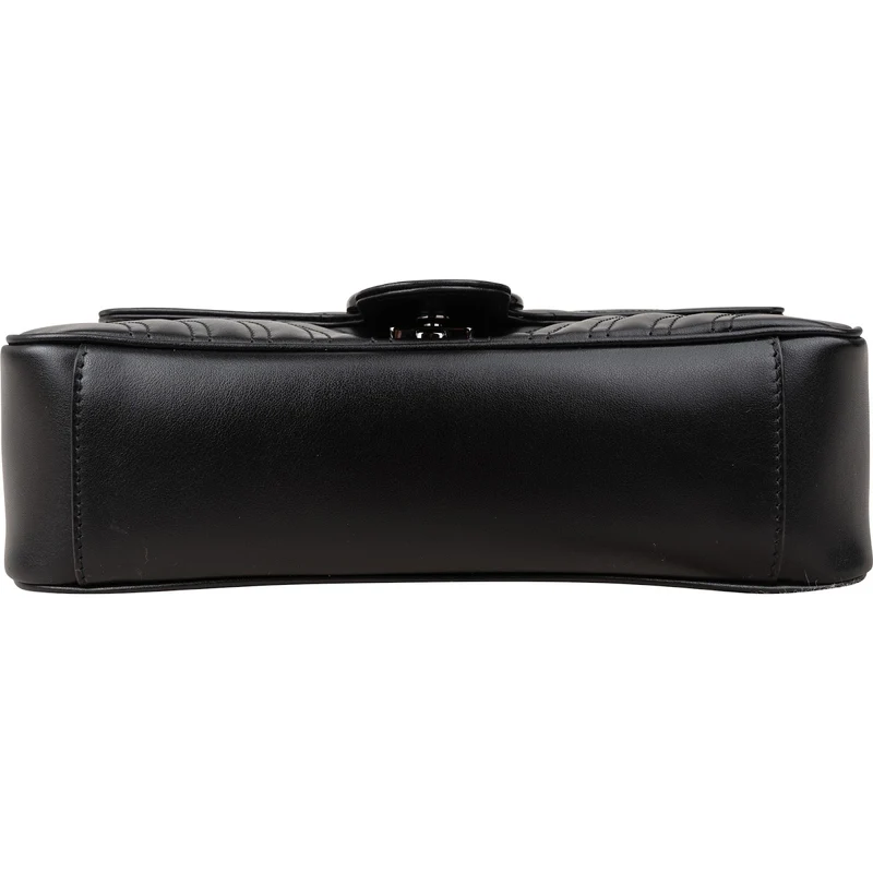 Gucci Matelassé Leather GG Marmont Crossbody Bag