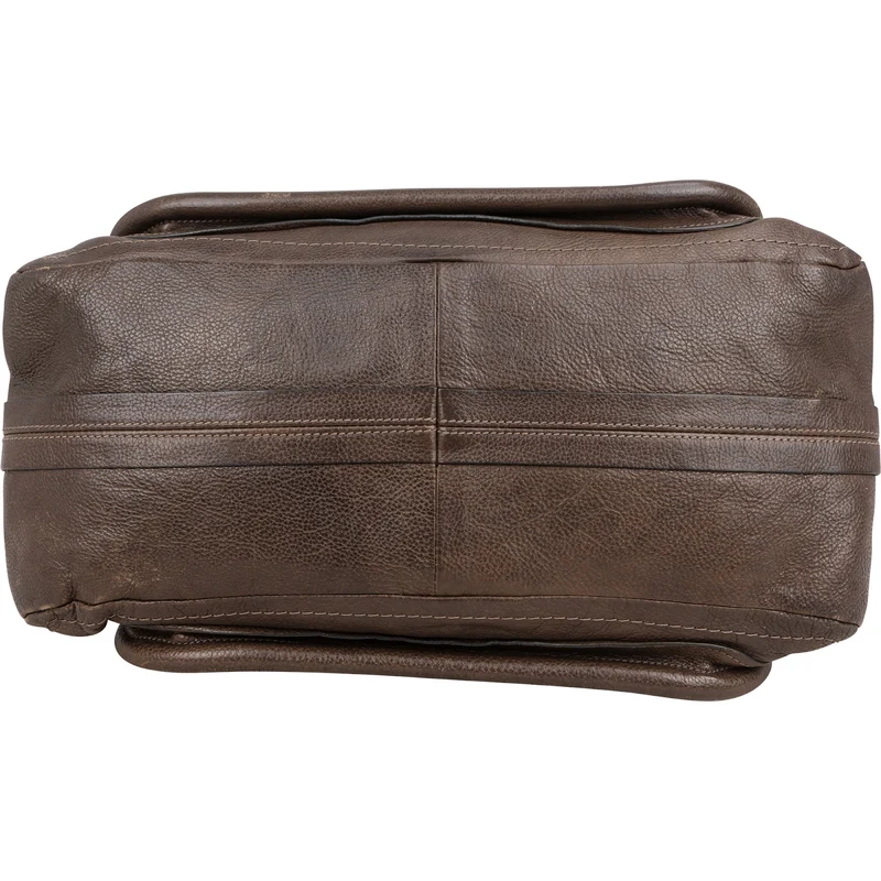 Chloé Brown Leather Paraty Shoulder Handbag