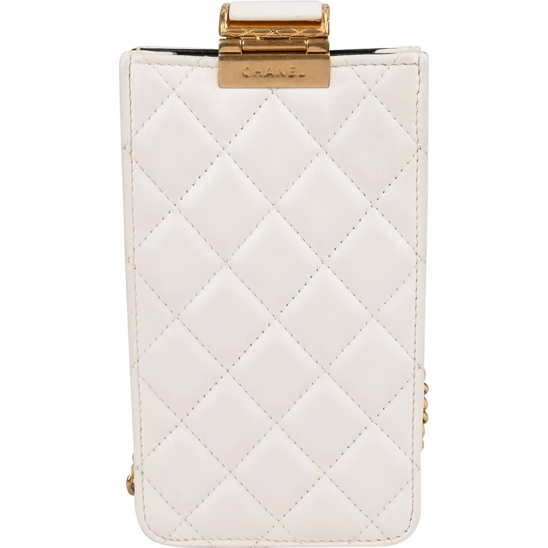 Chanel Quilted Lambskin CC in Love Phone Crossbody Bag