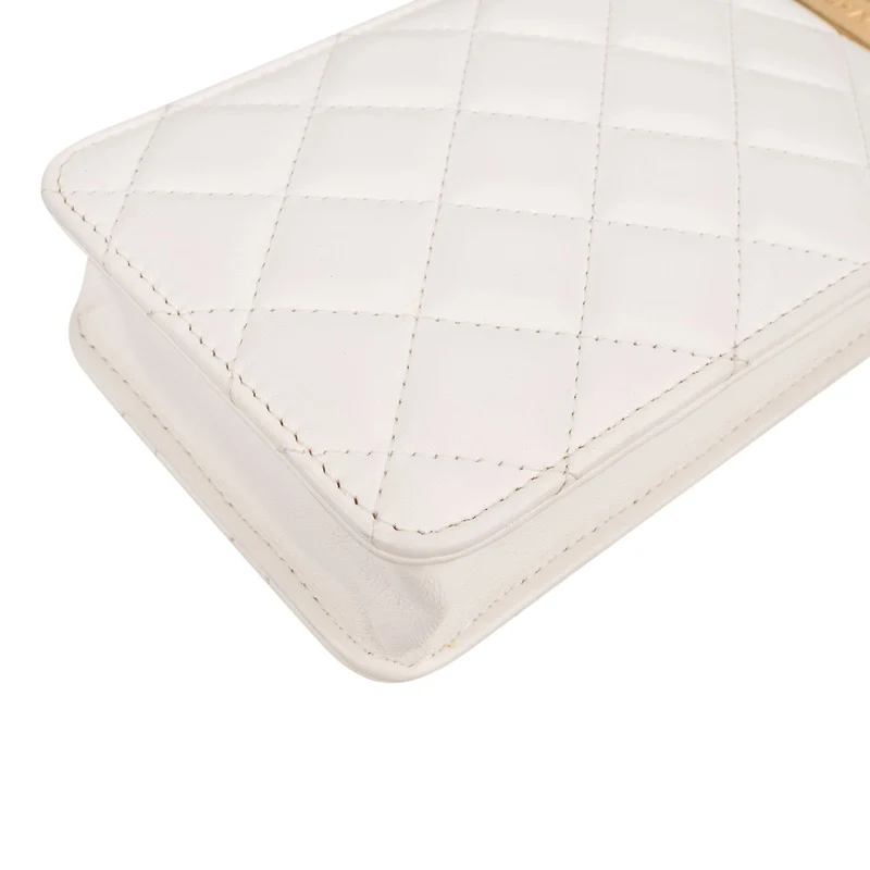 Chanel Quilted Lambskin CC in Love Phone Crossbody Bag