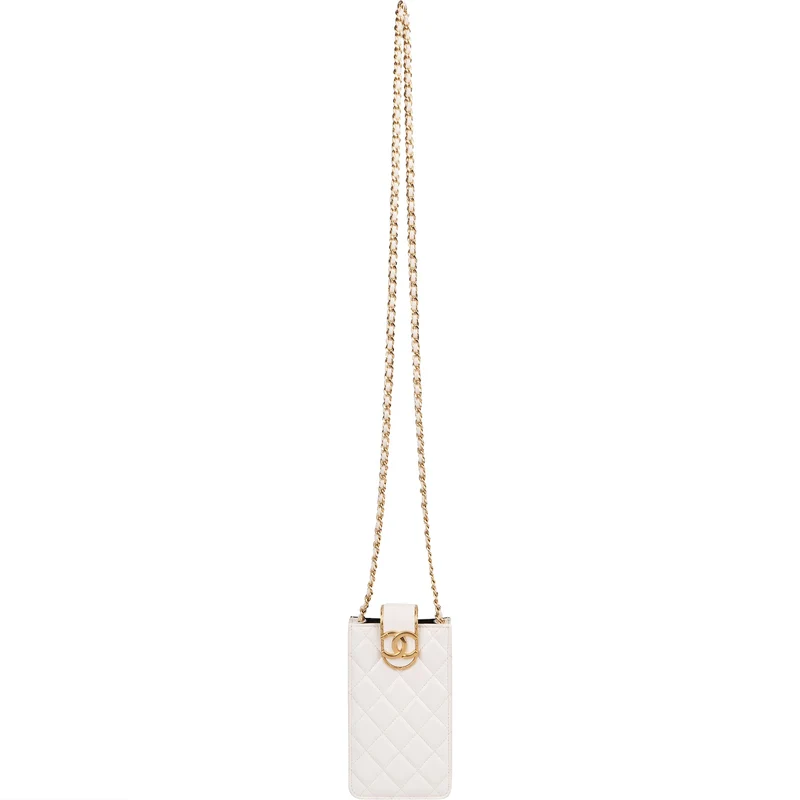 Chanel Quilted Lambskin CC in Love Phone Crossbody Bag
