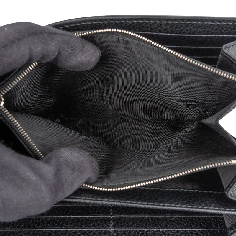 Gucci Grained Leather Dionysus Crystal Super Mini Crossbody Bag