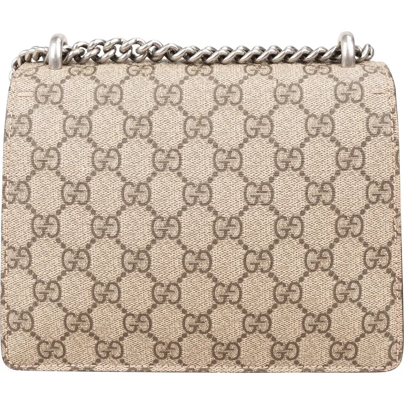 Gucci Monogram GG Supreme Dionysus Mini Crossbody Bag