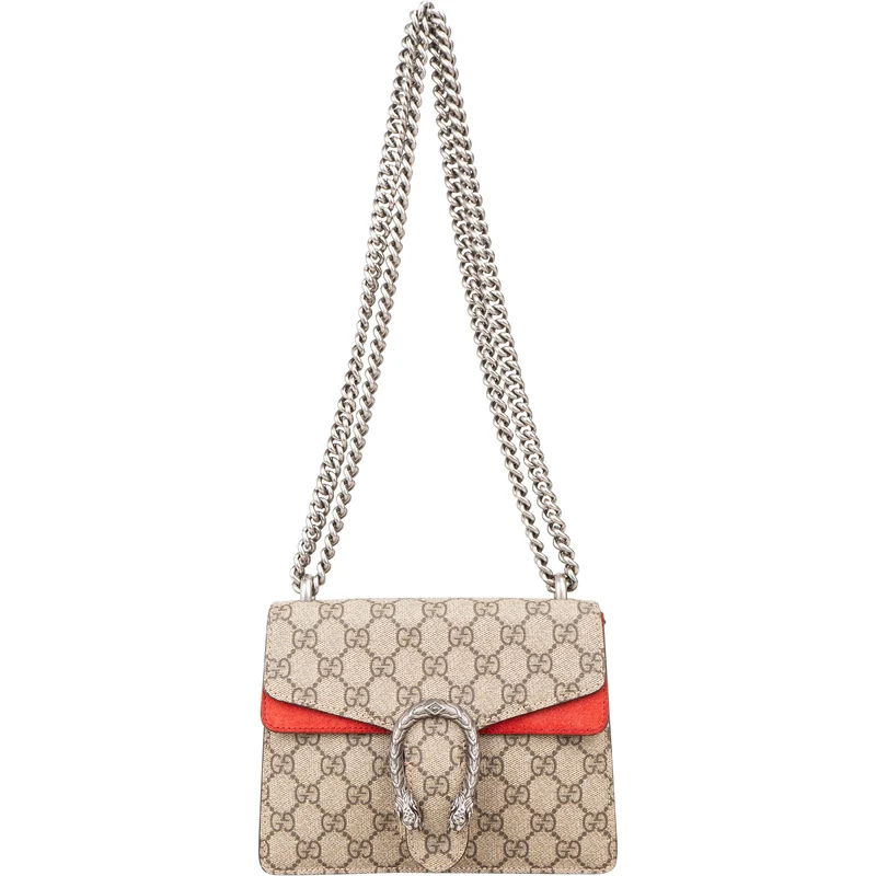 Gucci Monogram GG Supreme Dionysus Mini Crossbody Bag
