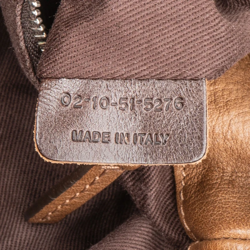 Chloé Brown Leather Paddington Pocket Satchel Studded Shoulder Bag