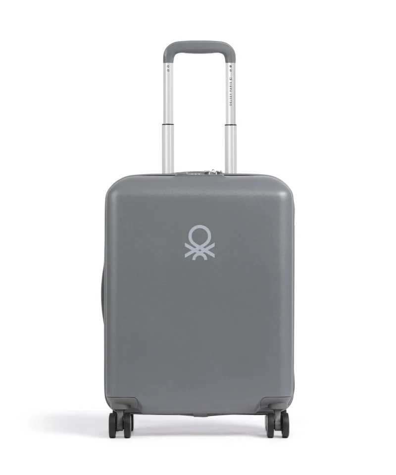 Delsey Paris x United Colors of Benetton UCB Hardside 4-Rollen Trolley steel grey