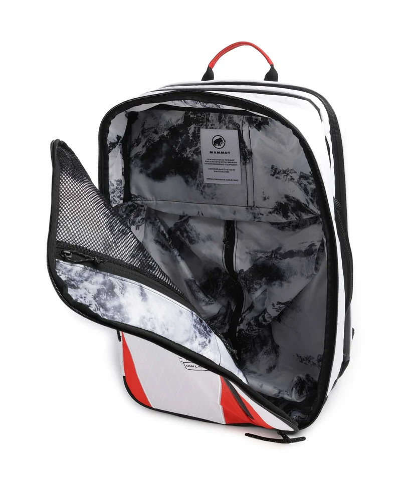 Mammut Seon Alpine Transporter 25 Laptop-Rucksack white/mammut red
