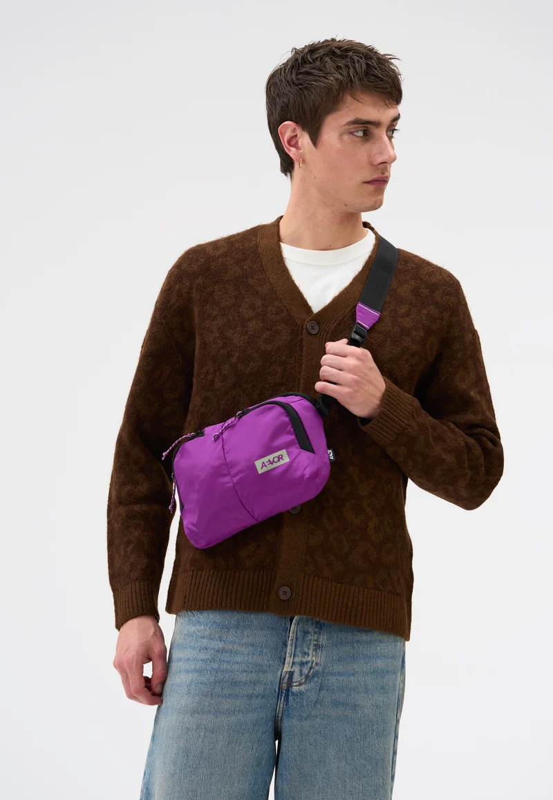 Sacoche Bag Ripstop Electric Fuchsia - Crossbody Bag