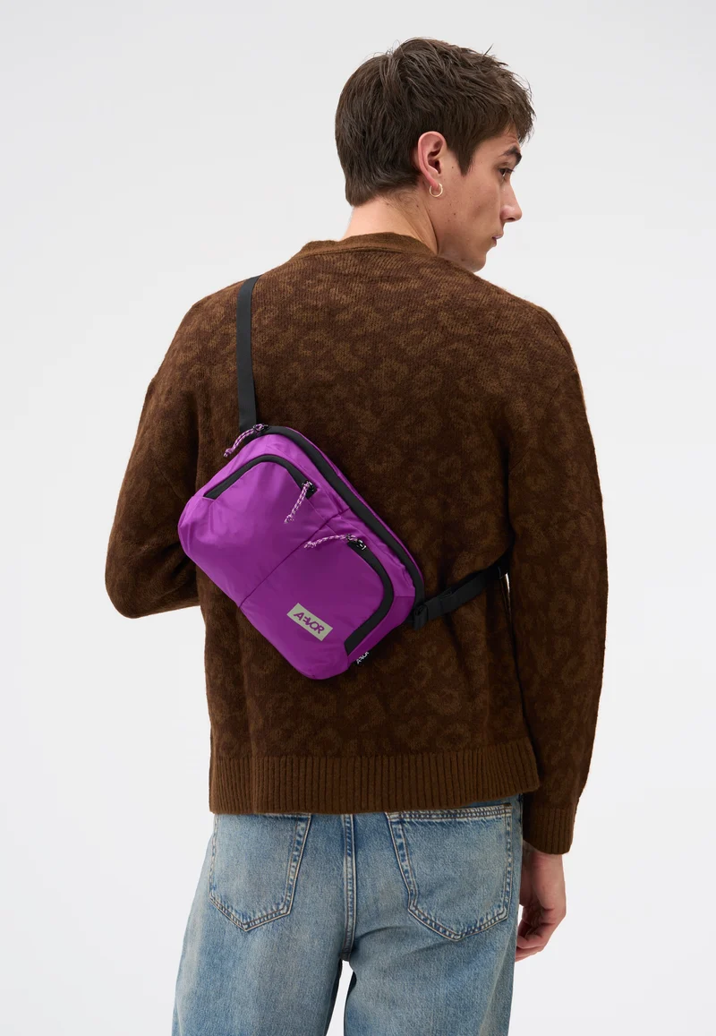 Sacoche Bag Ripstop Electric Fuchsia - Crossbody Bag