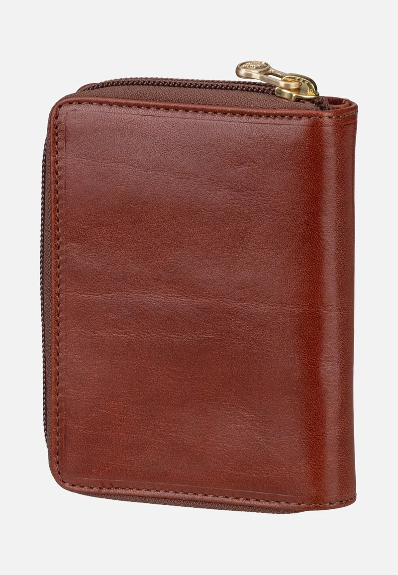 Stodo Medium W/Zip Pocket 5 D Marrone/Oro - Portemonnaie