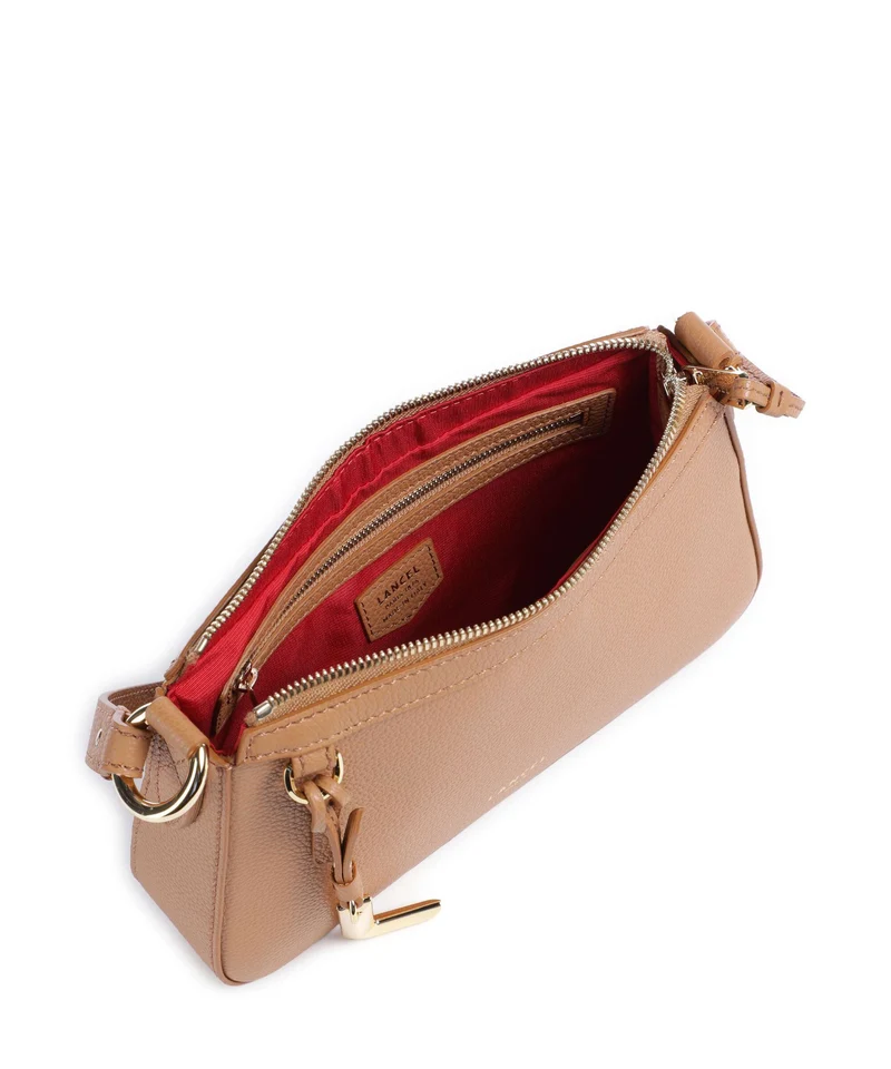 Lancel Faubourg Mini Umhängetasche camel