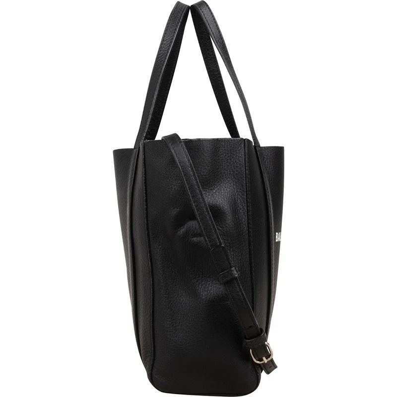 Balenciaga Grained Calfskin Everyday Small Tote Crossbody Handbag