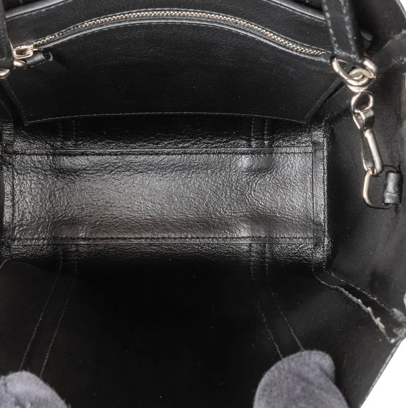 Balenciaga Grained Calfskin Everyday Small Tote Crossbody Handbag
