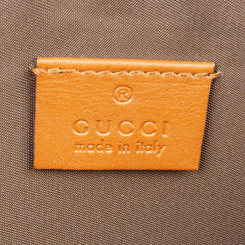 Gucci Monogram GG Supreme Appliqués Floral Animales Stitch Web Stripe Pouch Clutch