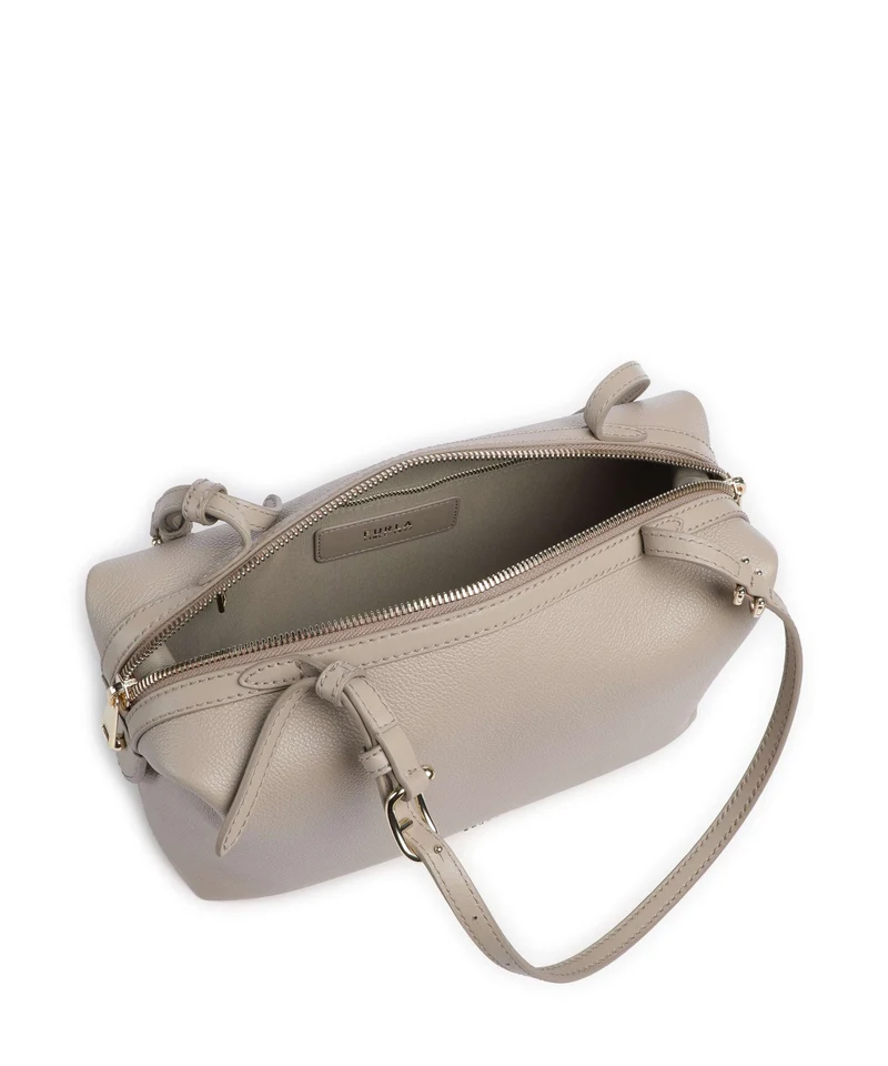 Furla Double M Schultertasche linen