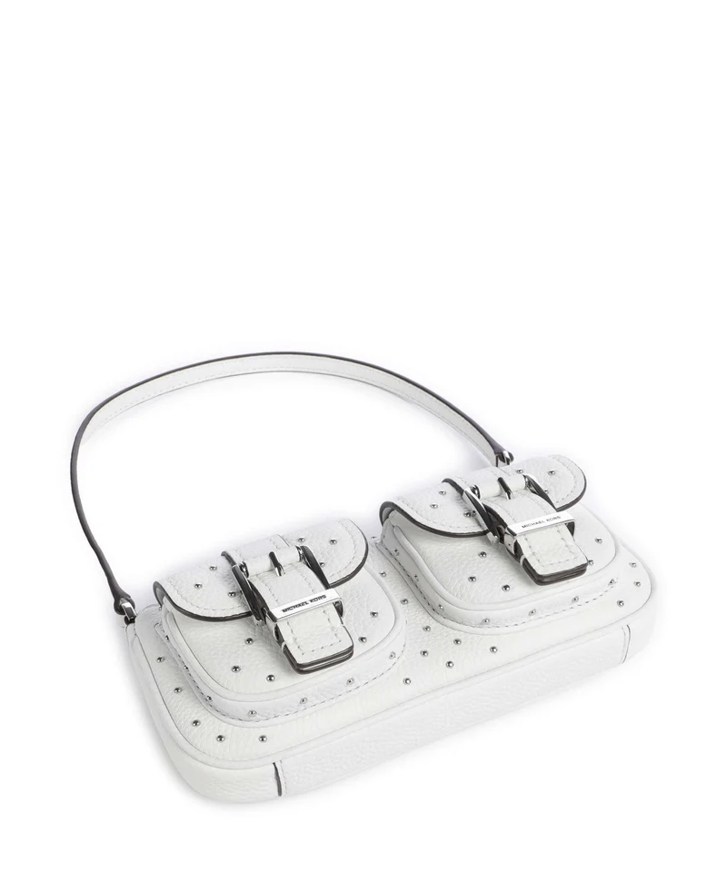 Michael Kors Zoe Small Schultertasche optic white