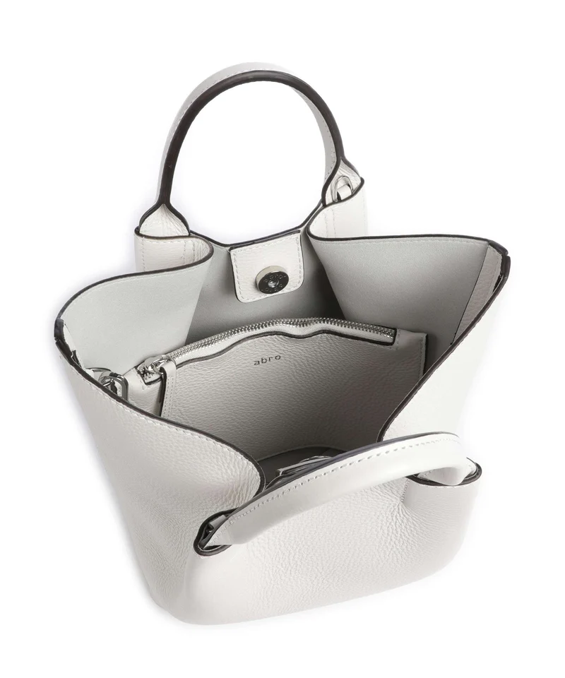 Abro Agave Essential Small Handtasche ivory