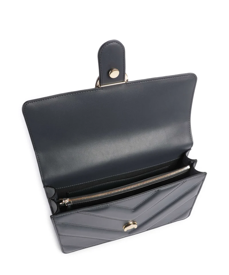 Pinko Love One Classic Schultertasche grigio asfalto/oro mordore