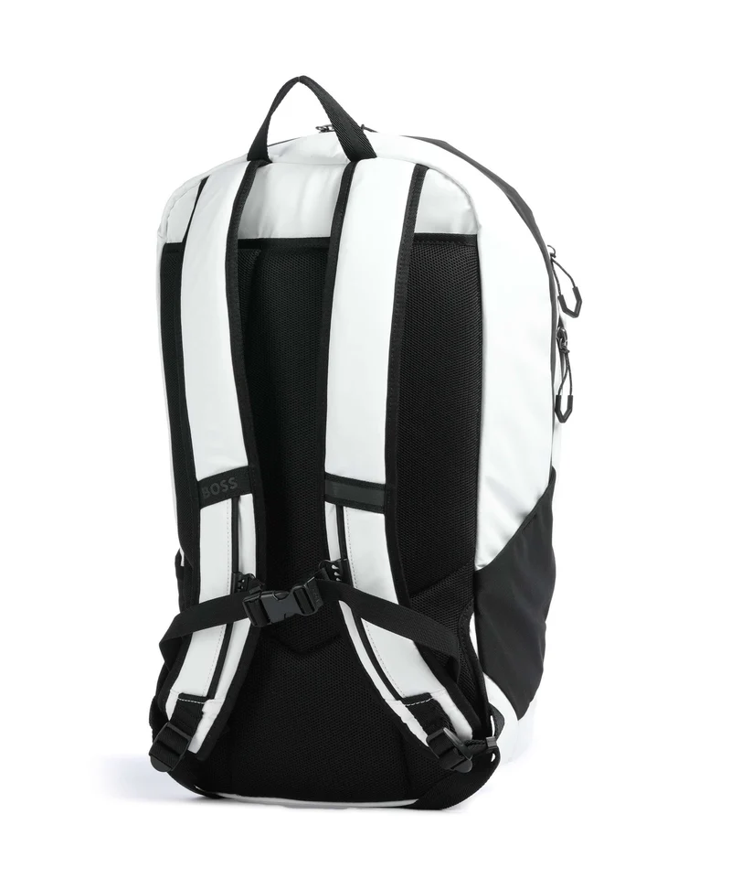 BOSS Stenson Rucksack open white