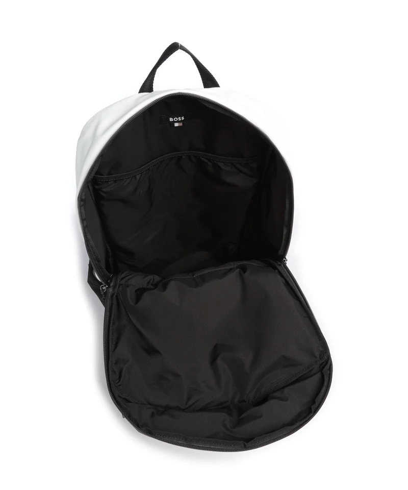 BOSS Stenson Rucksack open white