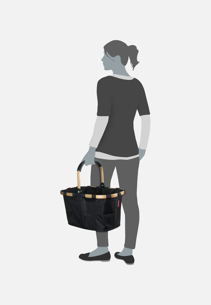 Carrybag Frame Gold/Black - Einkaufskorb