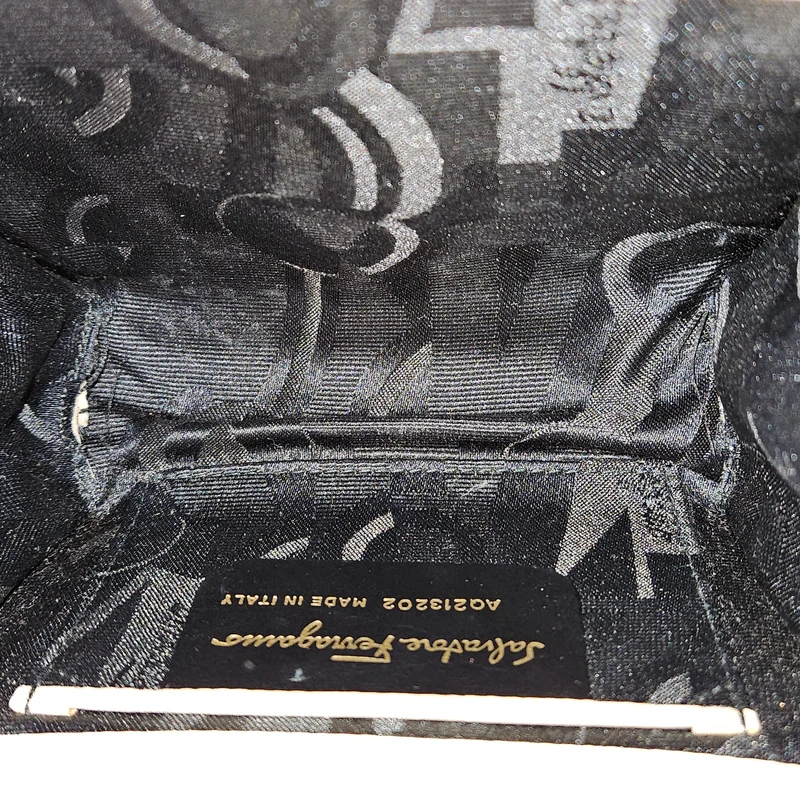 Salvatore Ferragamo Suede Vara Bow Mini Chain Crossbody Bag