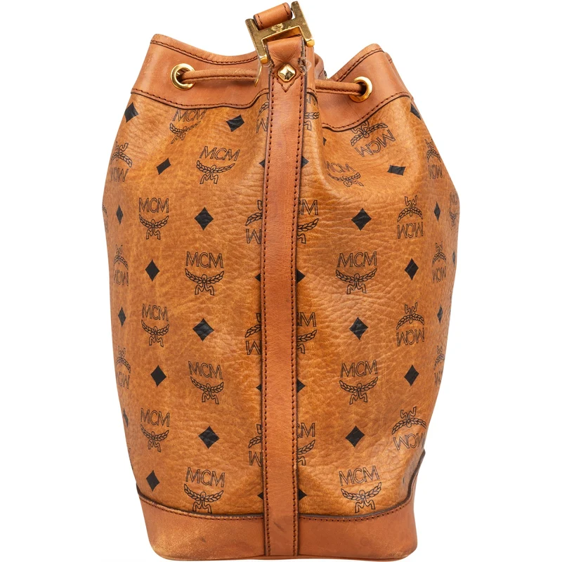 MCM Monogram Visetos Drawstring Crossbody Bag