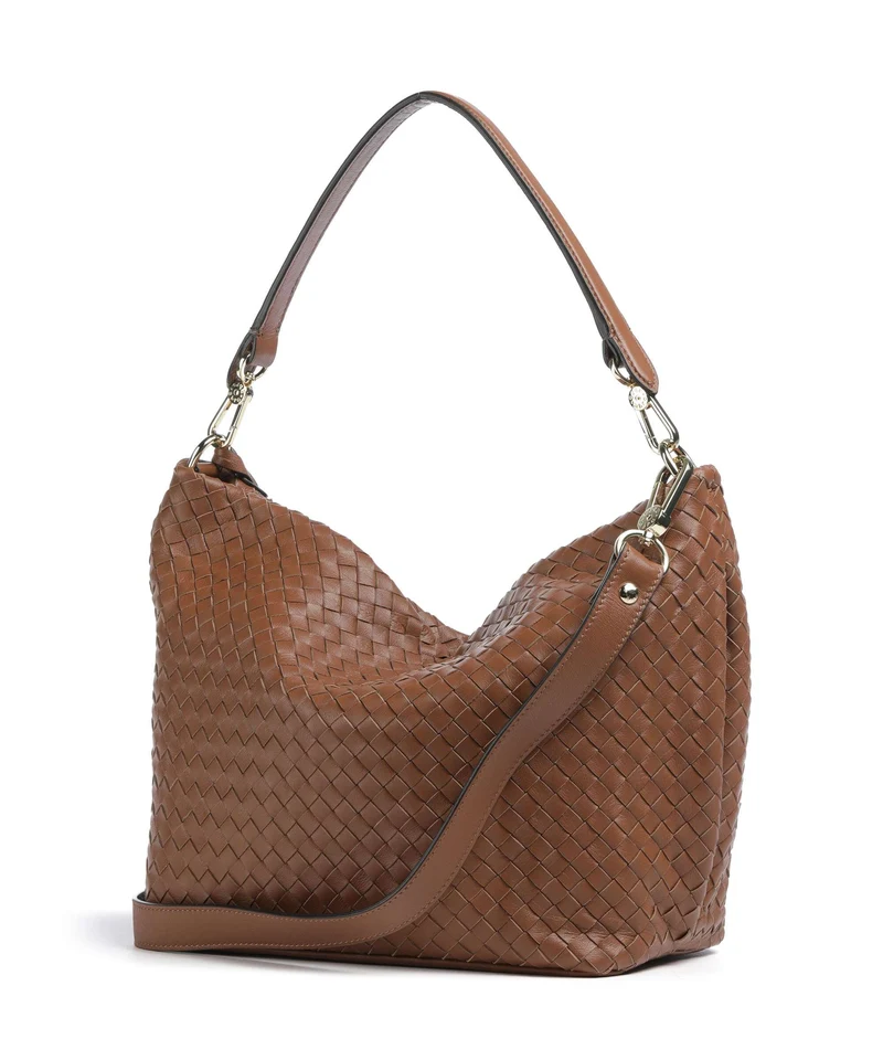 Abro Piuma Ebony Beuteltasche caramel/cognac