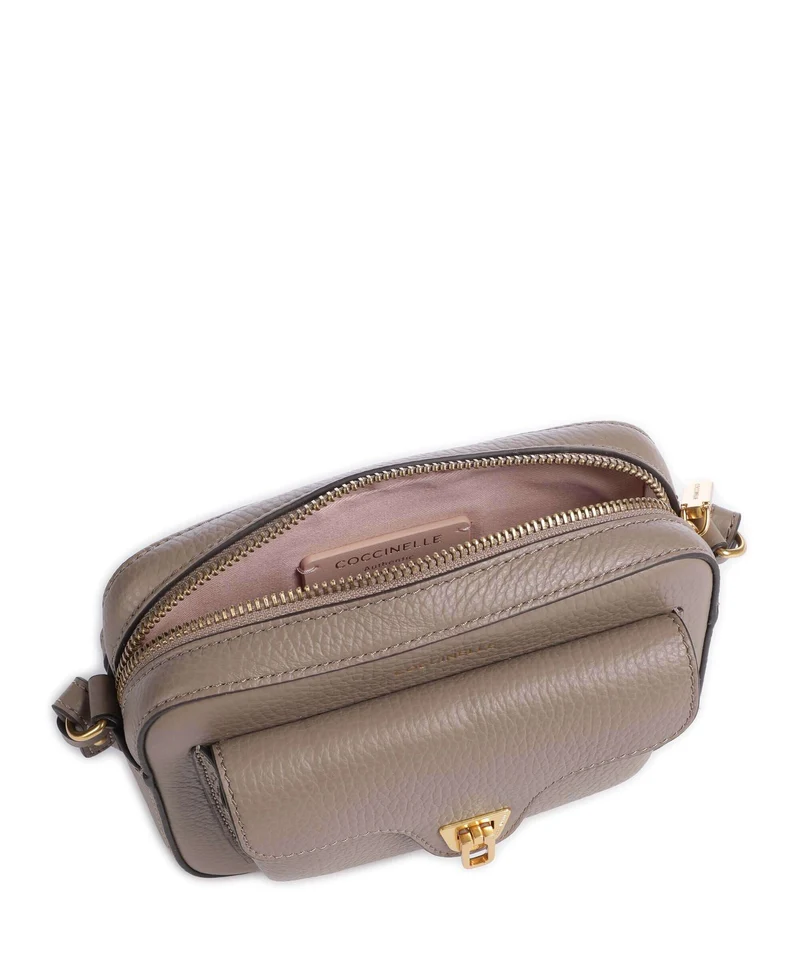 Coccinelle Beat Soft Umhängetasche warm taupe