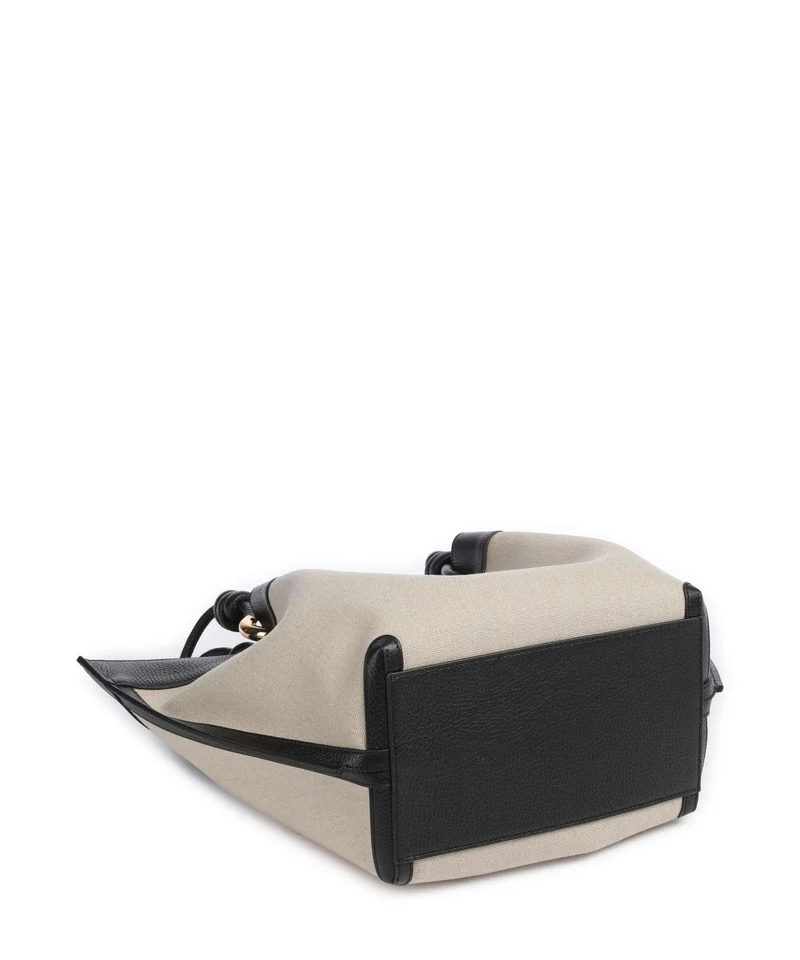 Coccinelle Finn Canvas Beuteltasche natural/noir