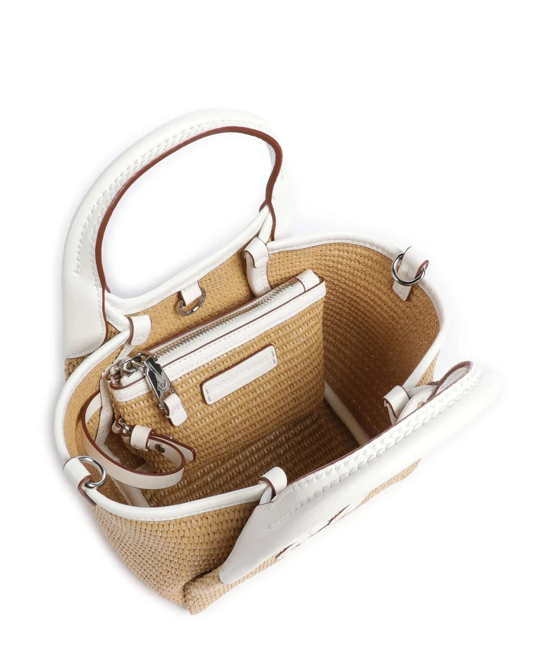 Emporio Armani Durini 24 S Umhängetasche naturale/bianco