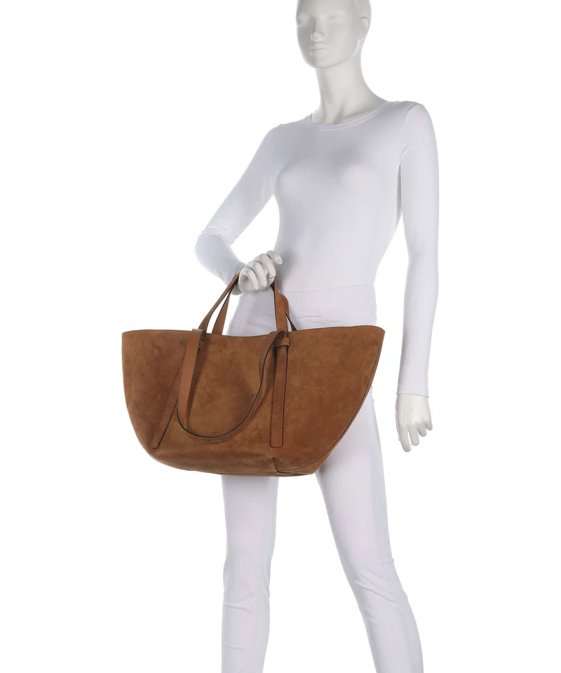 Abro Suede Cosmo Large Shopper cuoio