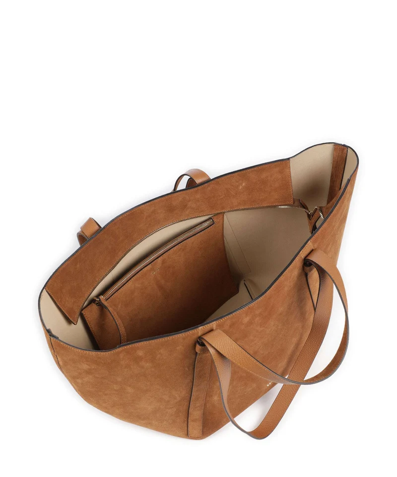 Abro Suede Cosmo Large Shopper cuoio