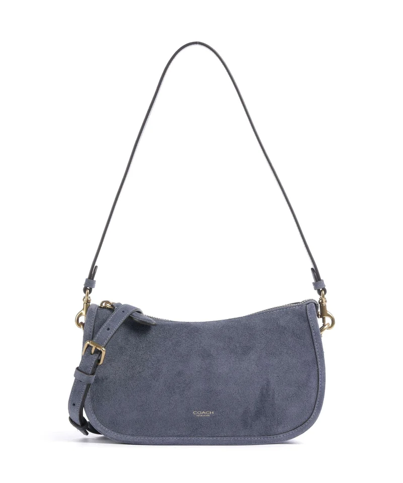 Coach Waverly Schultertasche light denim