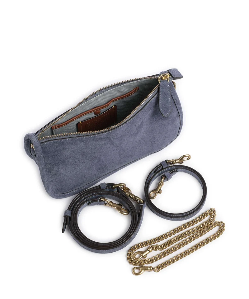 Coach Waverly Schultertasche light denim
