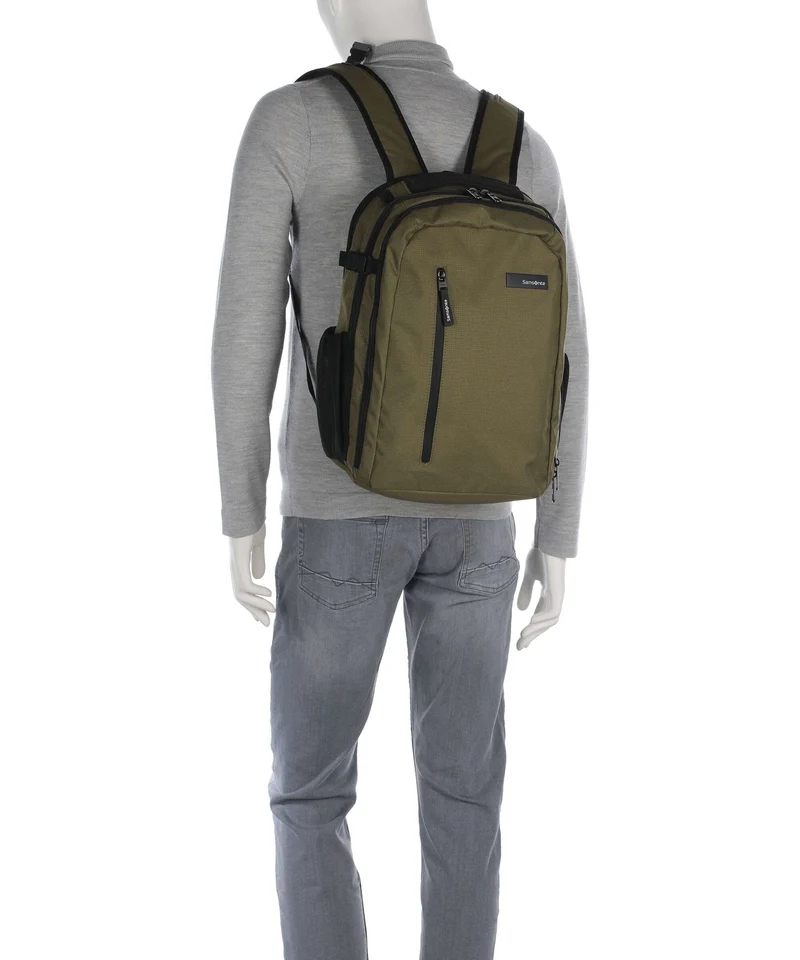Samsonite ROADER M Laptop-Rucksack olive