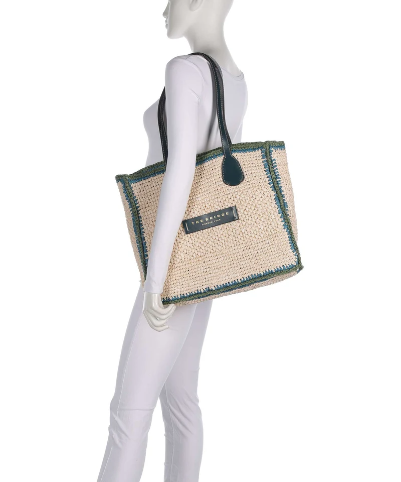 The Bridge Luna Shopper pavone