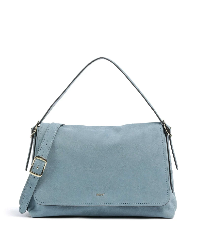 Abro Suede Carina Schultertasche sapphire