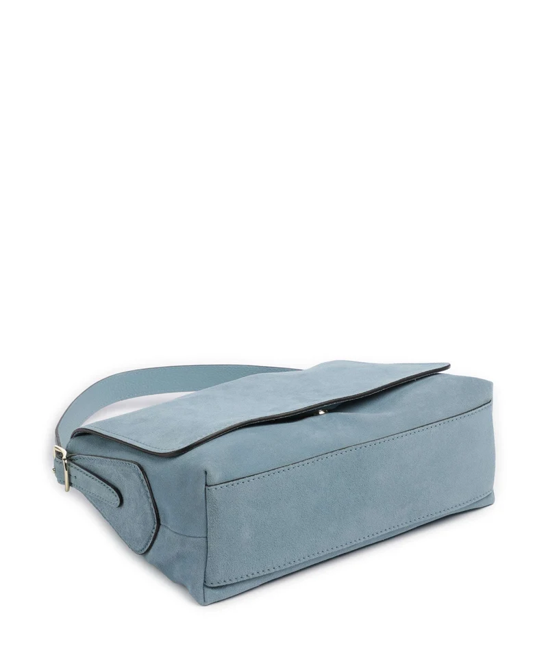 Abro Suede Carina Schultertasche sapphire