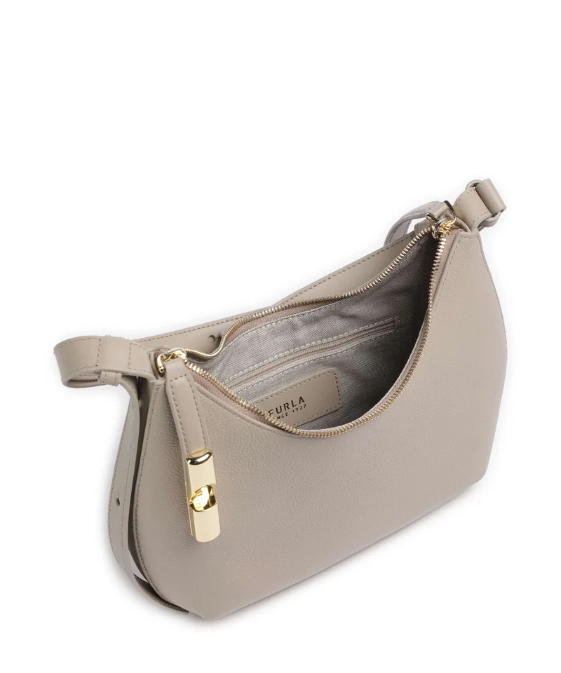 Furla Goccia S Schultertasche linen